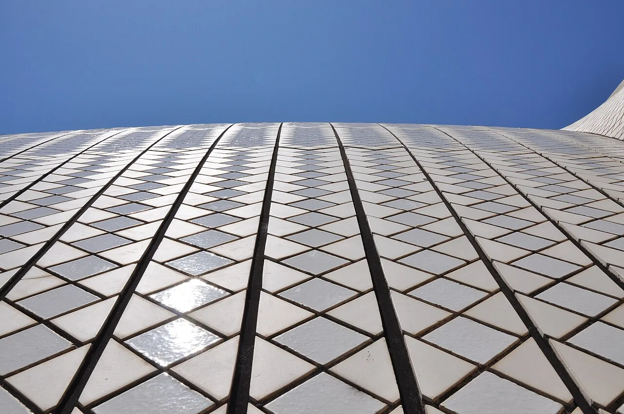 Sydney Opera House tiles, up close