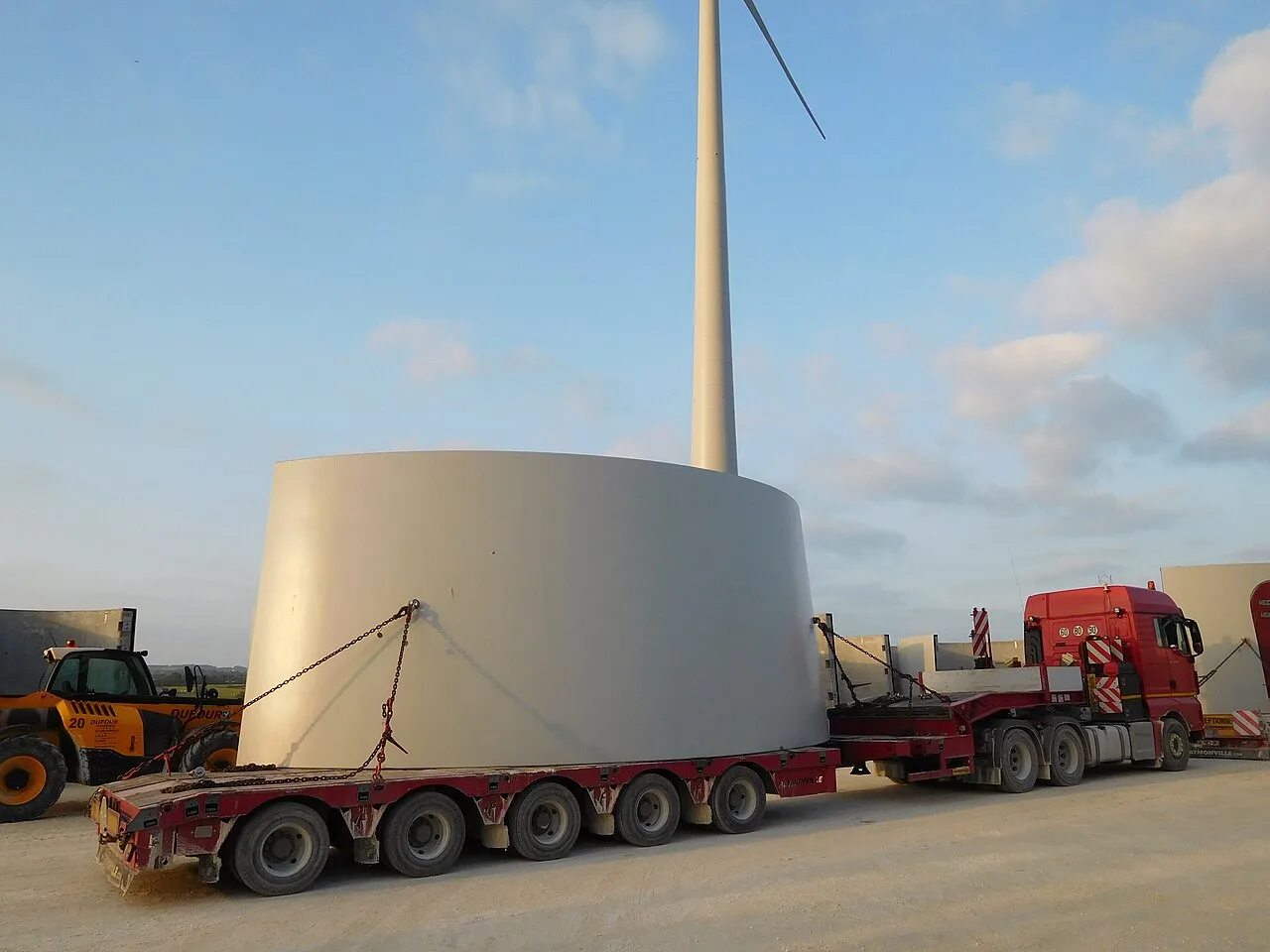 Precast base of a wind turbine tower